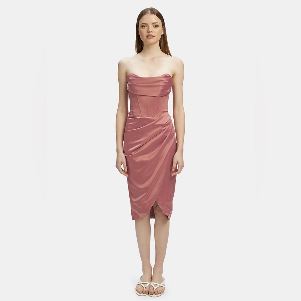 Bardot Jamila Dusty Rose Size 2 U.S. NWT - Picture 2 of 10